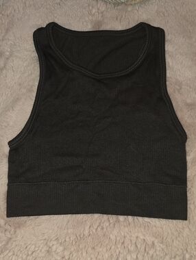 Skims Espresso Tank Crop Top